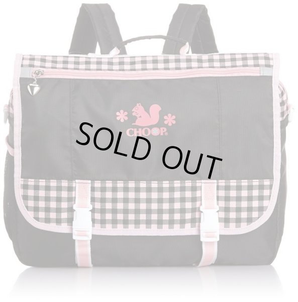 画像2: 【sale】女の子に人気のシュープCHOOPのかわいいチェック柄3wayバッグ（２色有） (2)