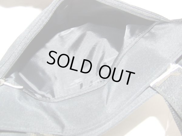 画像3: VALENTINO CHRISTYレディース英字ロゴテープトートバッグ／黒 (3)