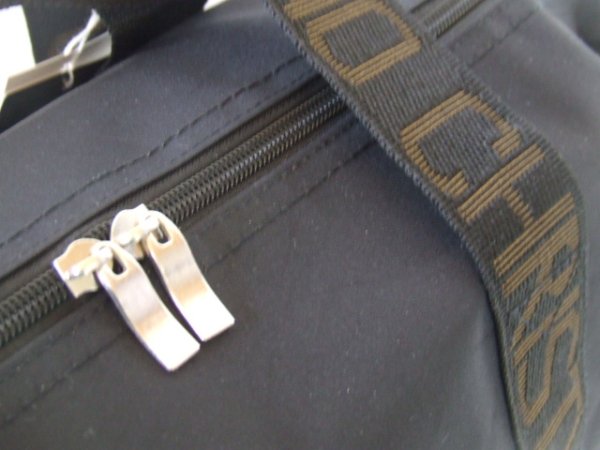 画像4: ＜値下げ＞VALENTINO CHRISTYレディース英字ロゴテープ2WAYボストンバッグ／黒 (4)