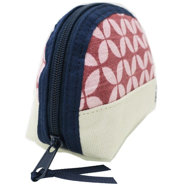 画像3: 和粋屋 和風柄ラウンドポーチ黒猫 (3)