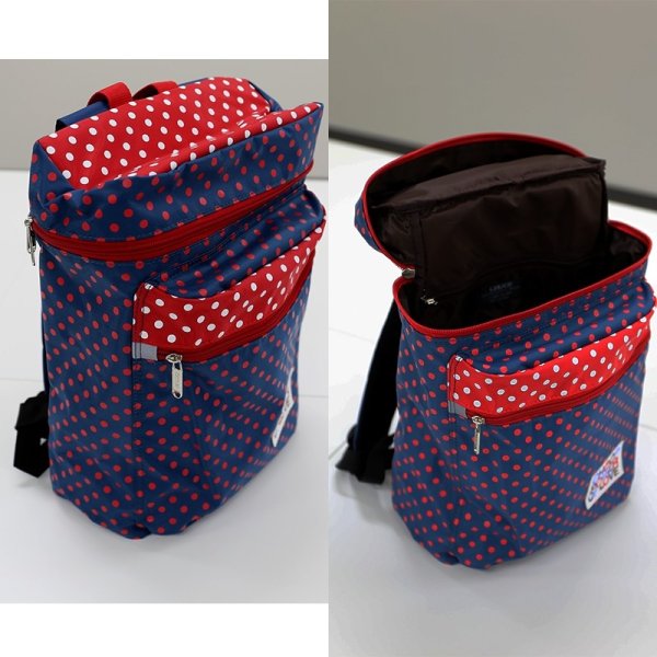 画像9: ＜値下げ＞女の子に人気シュープCHOOPスクエア型ドット柄リュックサック（4色有） (9)