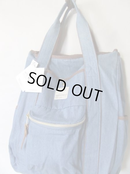 画像9: ＜訳あり＞アネロanelloデニムトート型リュックサック (9)