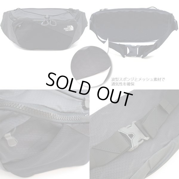 画像3: ノースフェイス（THE NORTH FACE）ボディーバッグ ウエストバッグ６Ｌ（ブラック×グレー） (3)
