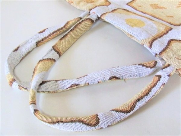 画像9: レディースゴブラン調エッグトーストトートバッグ＜１点限り＞ (9)