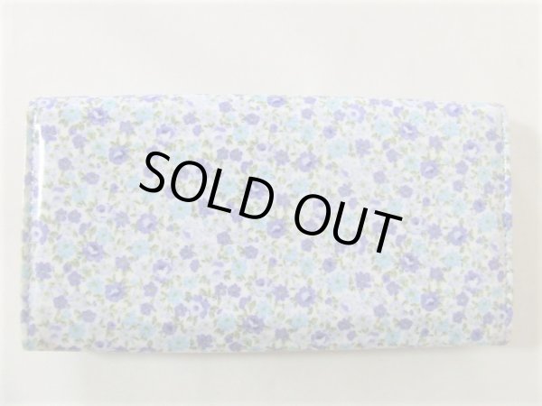 画像2: ＜訳あり＞レディース小花柄長財布／スミレ＜送料無料＞ (2)