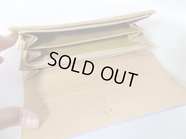 画像8: ＜訳あり＞レディース小花柄長財布／スミレ＜送料無料＞ (8)