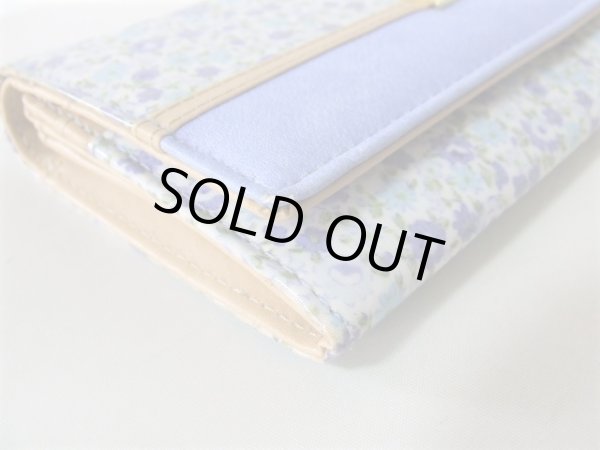 画像4: ＜訳あり＞レディース小花柄長財布／スミレ＜送料無料＞ (4)