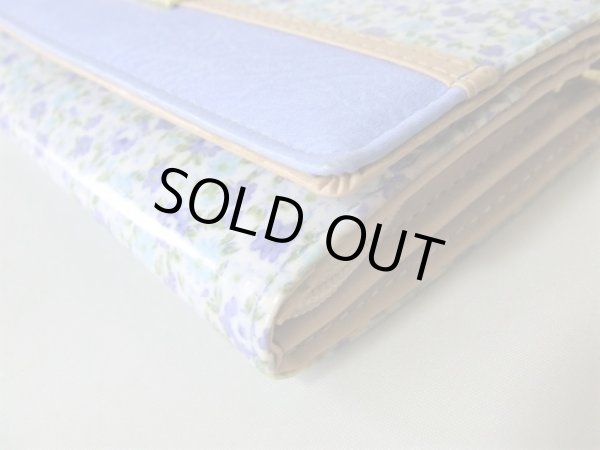 画像7: ＜訳あり＞レディース小花柄長財布／スミレ＜送料無料＞ (7)