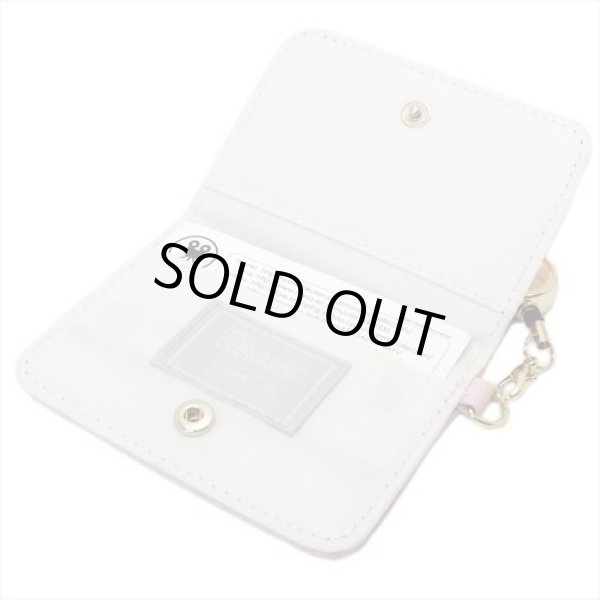 画像2: ＜訳あり＞スヌーピーリール付き両面パスケース／ハートピンク（送料無料） (2)