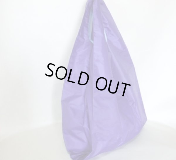 画像4: ＜２個セット＞ＬＬサイズ大容量３５Ｌ折りたたみショッピングエコバッグ／パープル（送料無料） (4)