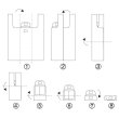 画像9: ＜２個セット＞ＬＬサイズ大容量３５Ｌ折りたたみショッピングエコバッグ／パープル（送料無料） (9)