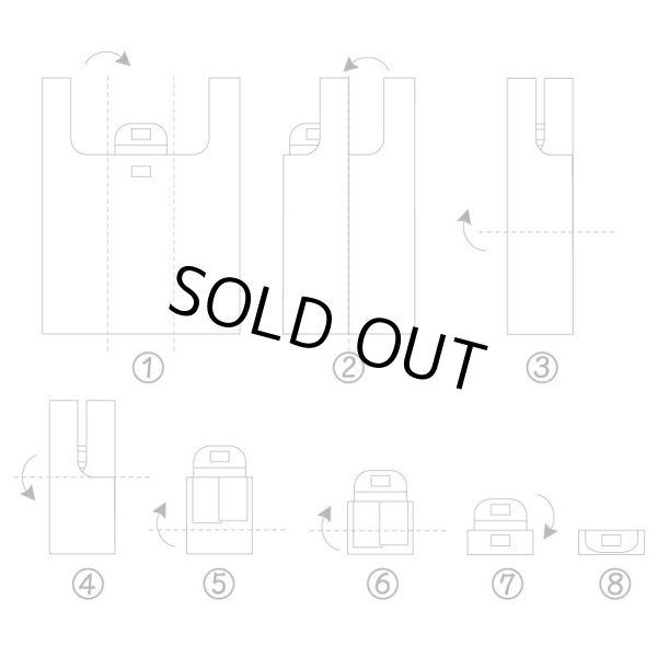 画像9: ＜２個セット＞ＬＬサイズ大容量３５Ｌ折りたたみショッピングエコバッグ／パープル（送料無料） (9)