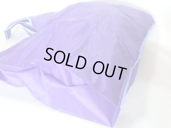 画像5: ＜２個セット＞ＬＬサイズ大容量３５Ｌ折りたたみショッピングエコバッグ／パープル（送料無料） (5)