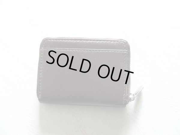 画像2: イタリアンレザー天然皮革手のひらサイズ２室式小銭入れコインケース／ブラウン＜送料無料＞ (2)