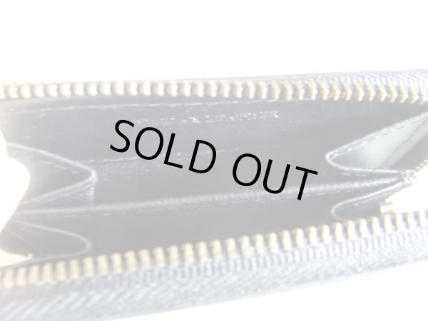 画像4: イタリアンスムースレザー天然皮革手のひらサイズ２室式小銭入れコインケース／黒＜送料無料＞ (4)