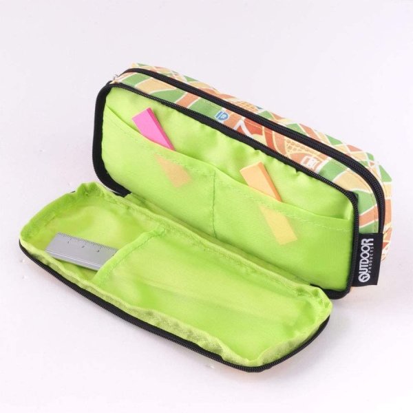 画像3: OUTDOORアウトドアＷルーム型ペンケース／ロサンゼルス＜送料無料＞ (3)