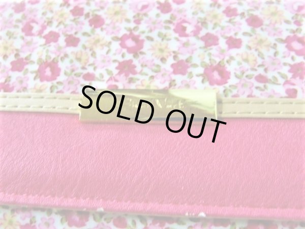 画像3: ＜訳あり＞レディース小花柄長財布／ピンク＜送料無料＞ (3)