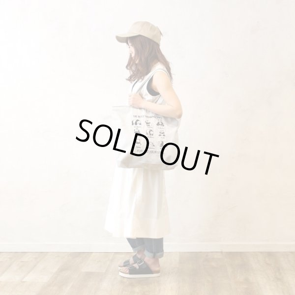 画像7: オール刺繍レディースかわいいラビット９柄トートバッグ／ネイビー＜送料無料＞ (7)