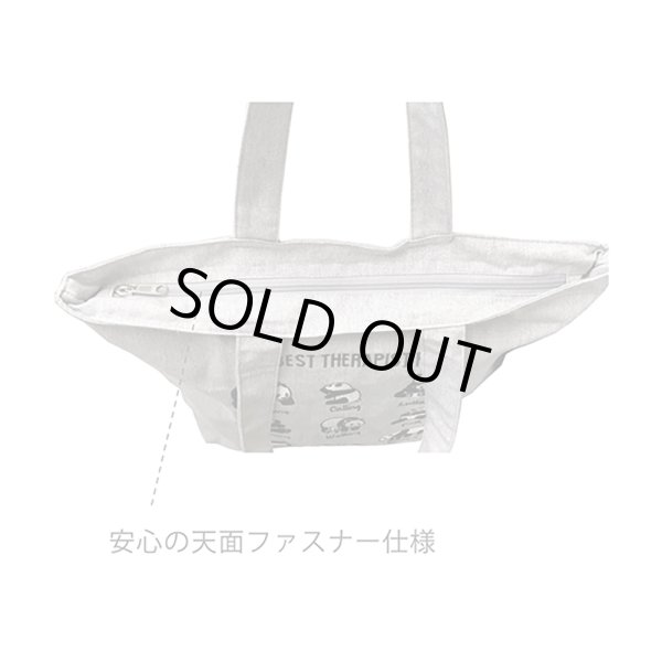 画像4: オール刺繍レディースかわいいラビット９柄トートバッグ／ネイビー＜送料無料＞ (4)