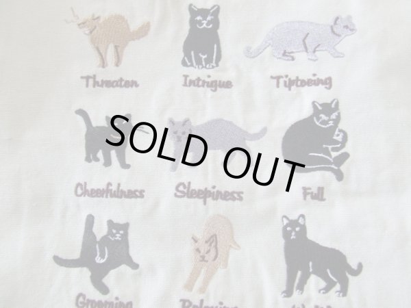 画像3: オール刺繍レディースかわいいキャット９柄トートバッグ＜送料無料＞ (3)