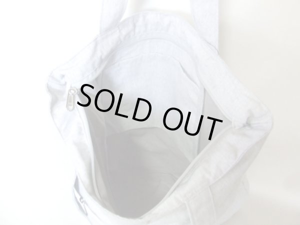 画像4: オール刺繍レディースかわいいパンダ９柄トートバッグ／グレー＜送料無料＞ (4)