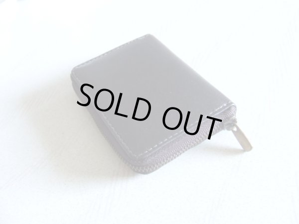 画像3: イタリアンスムースレザー天然皮革手のひらサイズ２室式小銭入れコインケース／ダークブラウン＜送料無料＞ (3)