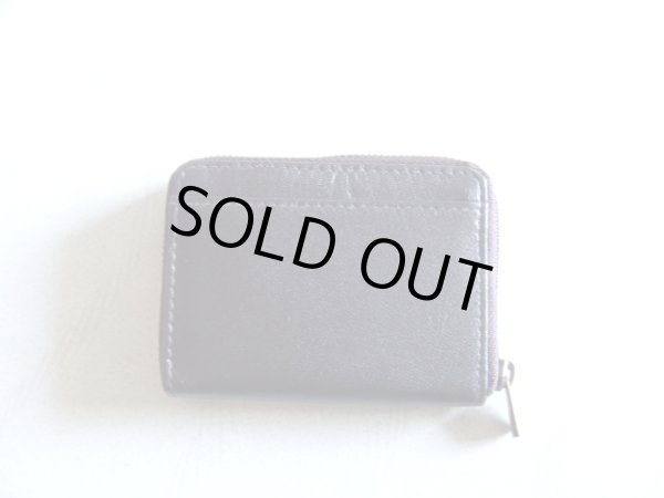 画像2: イタリアンスムースレザー天然皮革手のひらサイズ２室式小銭入れコインケース／ダークブラウン＜送料無料＞ (2)