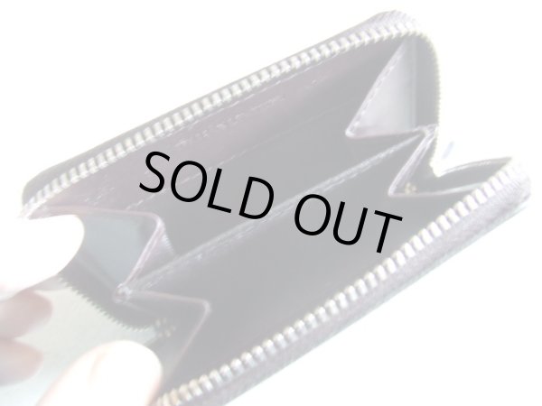 画像4: イタリアンレザー天然皮革手のひらサイズ２室式小銭入れコインケース／ダークブラウン＜送料無料＞ (4)