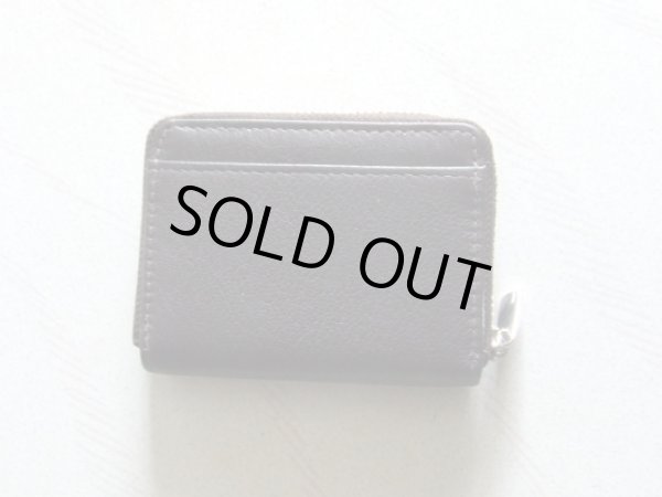 画像2: イタリアンレザー天然皮革手のひらサイズ２室式小銭入れコインケース／ダークブラウン＜送料無料＞ (2)