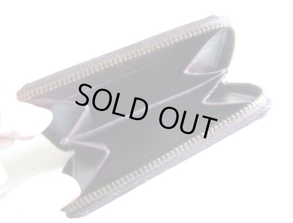 画像4: イタリアンスムースレザー天然皮革手のひらサイズ２室式小銭入れコインケース／ダークブラウン＜送料無料＞ (4)