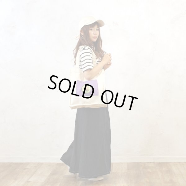 画像4: レディースかわいい転写刺繍トートバッグ／アボカド (4)