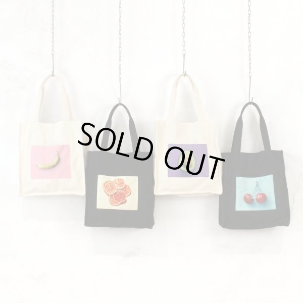 画像5: レディースかわいい転写刺繍トートバッグ／アボカド (5)