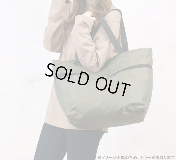 画像4: 前かごフィット保冷拡張２ＷＡＹエコバッグ／ブラック＜送料無料＞ (4)