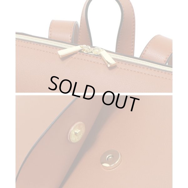 画像4: かるいかばん軽量化に拘ったレガートラルゴのおしゃれな横型リュックサック／キャメル＜おすすめ＞ (4)