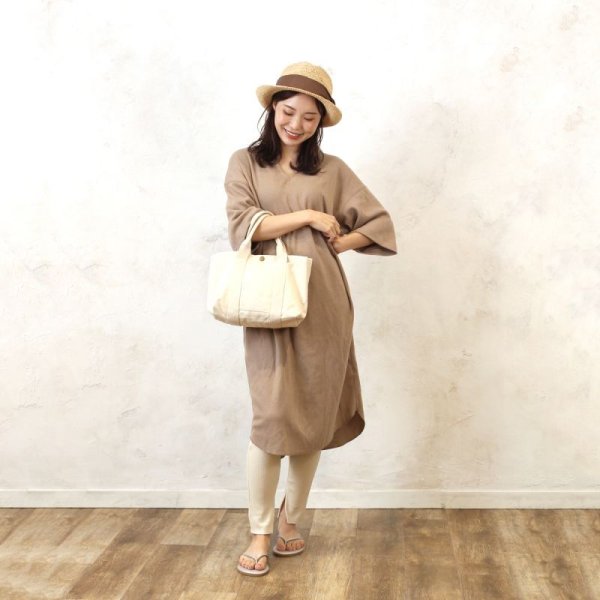 画像8: ＜値下げ＞コンビニやお買い物に便利！帆布プチパーテーショントートバッグ（２色有） (8)