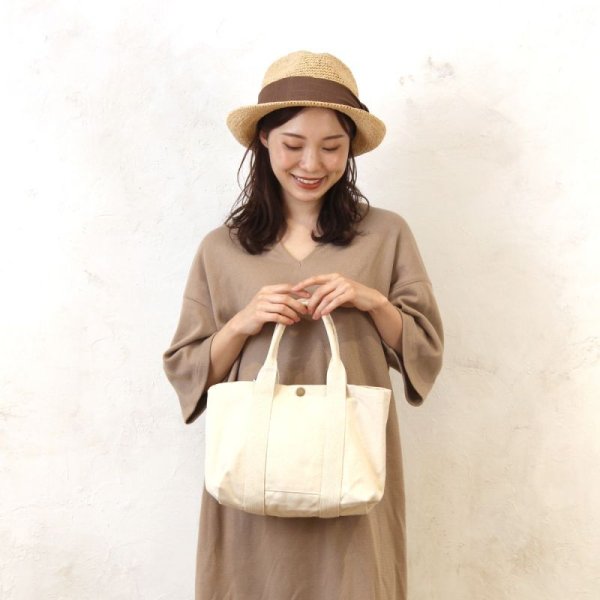 画像7: ＜値下げ＞コンビニやお買い物に便利！帆布プチパーテーショントートバッグ（２色有） (7)