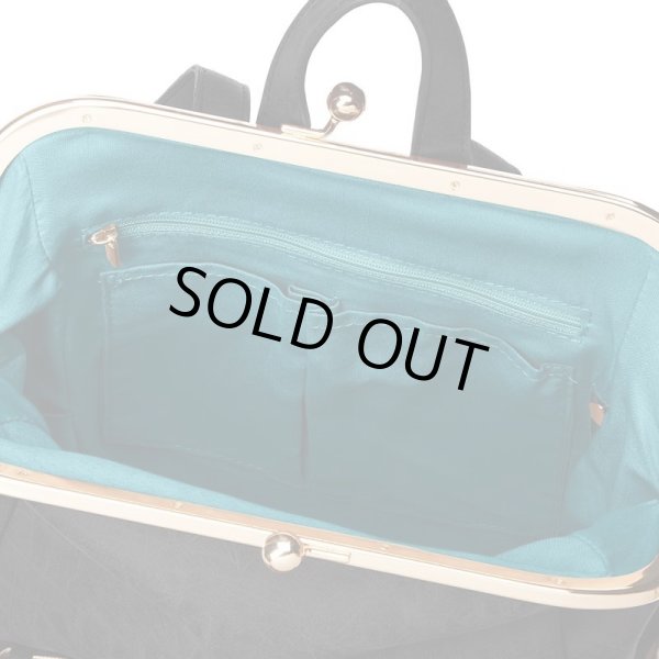 画像11: 大きく開いて中身が見やすい！レディースがま口リュックサック（３色有） (11)