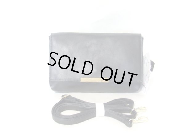 画像3: (訳あり）クラッチバッグ・がま口財布としても使えるお財布ショルダー4wayバッグ／ブラック (3)