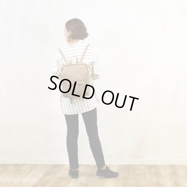 画像14: 大きく開いて中身が見やすい！レディースがま口リュックサック（３色有） (14)