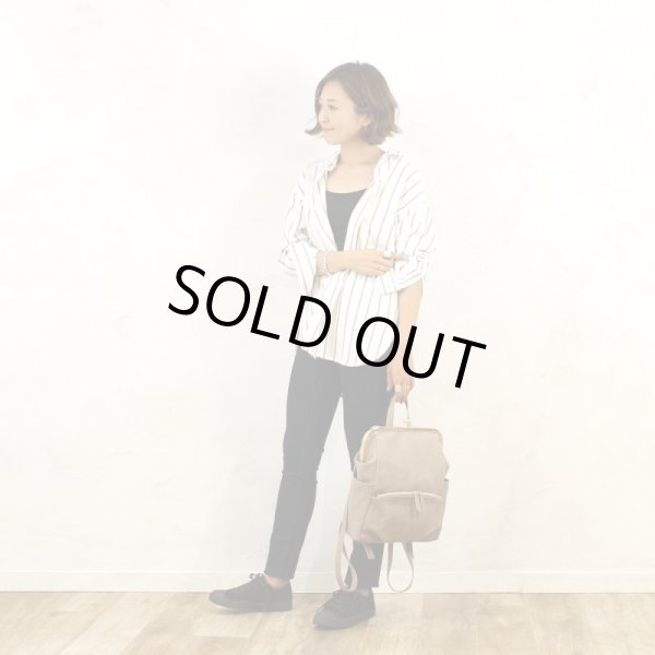 画像15: 大きく開いて中身が見やすい！レディースがま口リュックサック（３色有） (15)