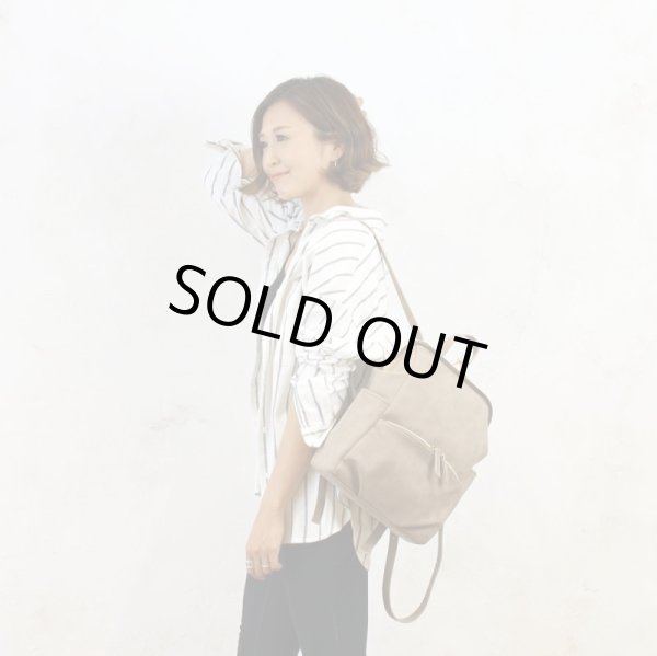 画像13: 大きく開いて中身が見やすい！レディースがま口リュックサック（３色有） (13)