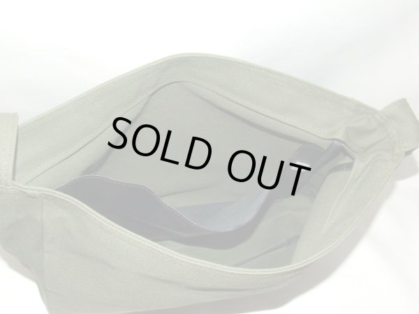 画像6: 昔ながらの素朴なかばん！メンズ丈夫な帆布ショルダーバッグ通勤通学に！ (6)