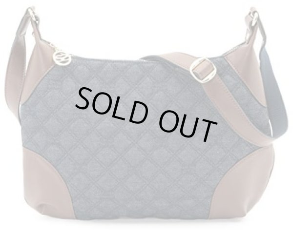 画像2: ＜sale＞SAVOY(サボイ)デニム素材にキルティング加工レディースショルダーバッグ (2)