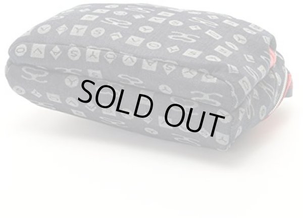 画像4: しっかり感のあるデニム生地！レディースサボイSAVOYモノグラムショルダーバッグ (4)