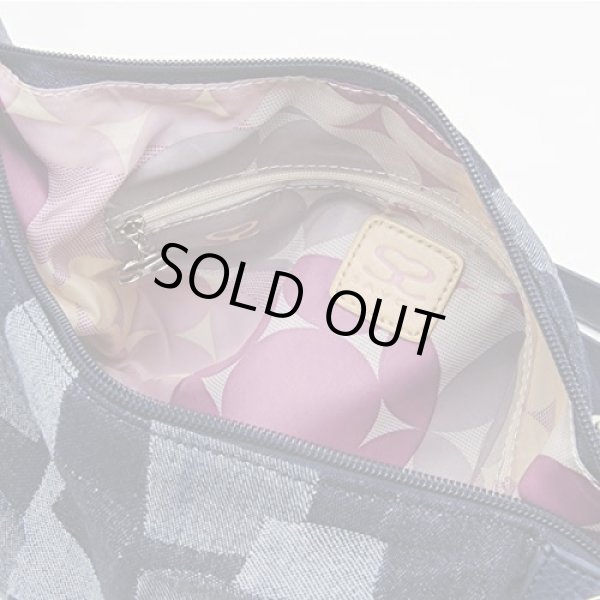 画像4: パッチワークプリント！サボイ(SAVOY)レディースデニム素材のショルダーバッグ (4)