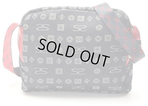 画像3: しっかり感のあるデニム生地！レディースサボイSAVOYモノグラムショルダーバッグ (3)