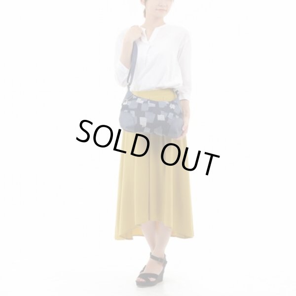 画像9: パッチワークプリント！サボイ(SAVOY)レディースデニム素材のショルダーバッグ (9)