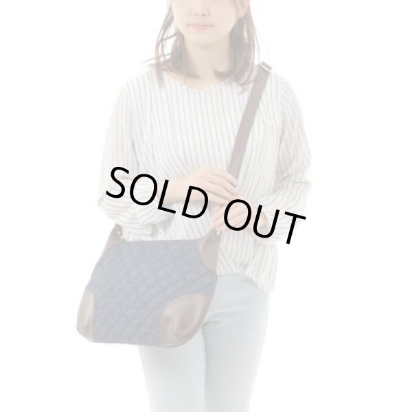 画像8: ＜sale＞SAVOY(サボイ)デニム素材にキルティング加工レディースショルダーバッグ (8)