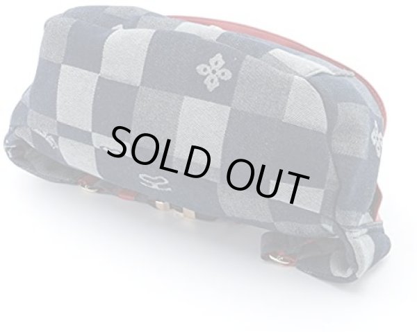 画像4: レディースSAVOY(サボイ)パッチワーク調デニム大きめウエストバッグ＜送料無料＞ (4)