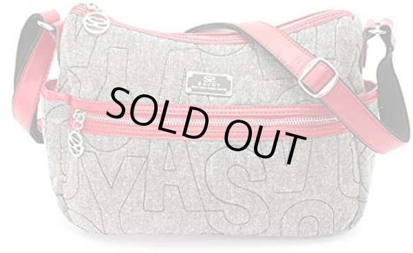 画像2: ＜sale＞サボイ(SAVOY)レディースデニム素材ロゴキルティングショルダーバッグ (2)